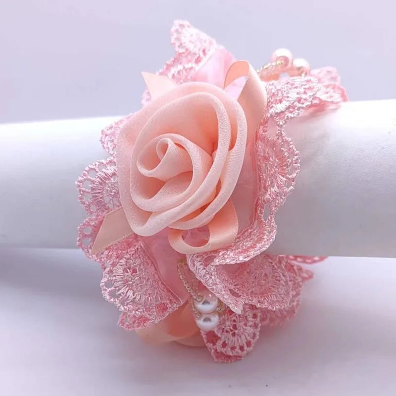 Bandeau Cheveux 3 Fleurs Cercle Large - Élastique Élégant Femme | MDN Store