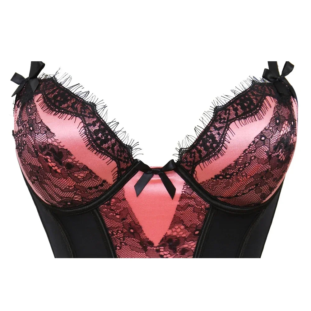 Corset Dentelle Bretelles Soirée | MDN Store
