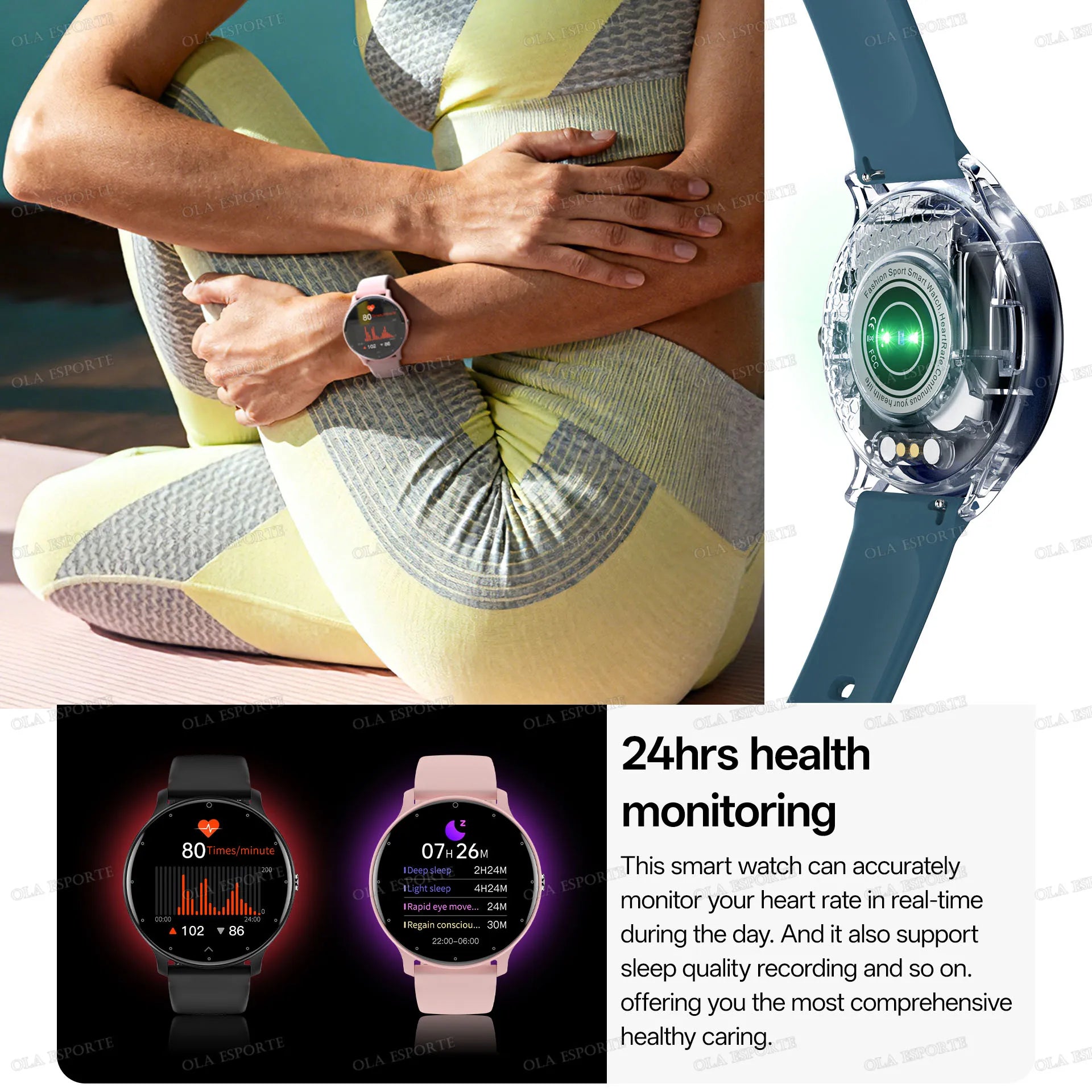 Montre Connectee Sport Fitness Bluetooth 5.3 Ecran 1.46 Pouce IP67 | MDN Store 25