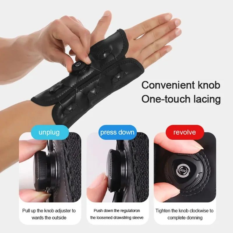 Attelle Poignet Ajustable Plaque Acier Protection Tendon | MDN Store