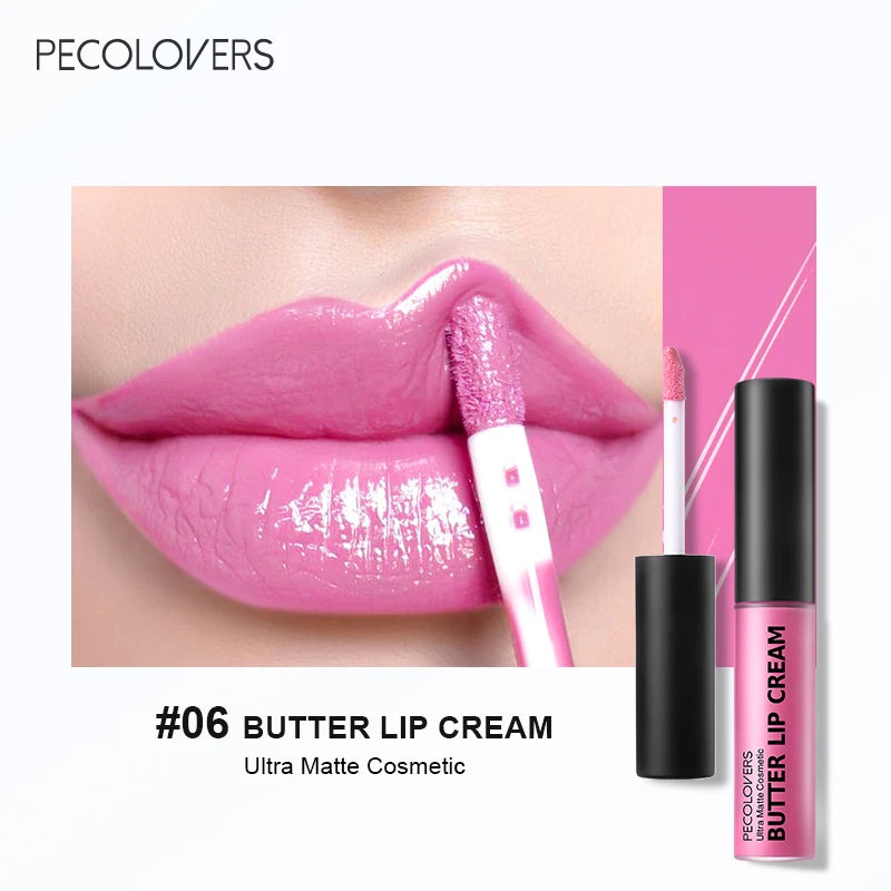 Rouge à Lèvres Liquide Imperméable 21 Couleurs Vitamine E Repulpant | MDN Store