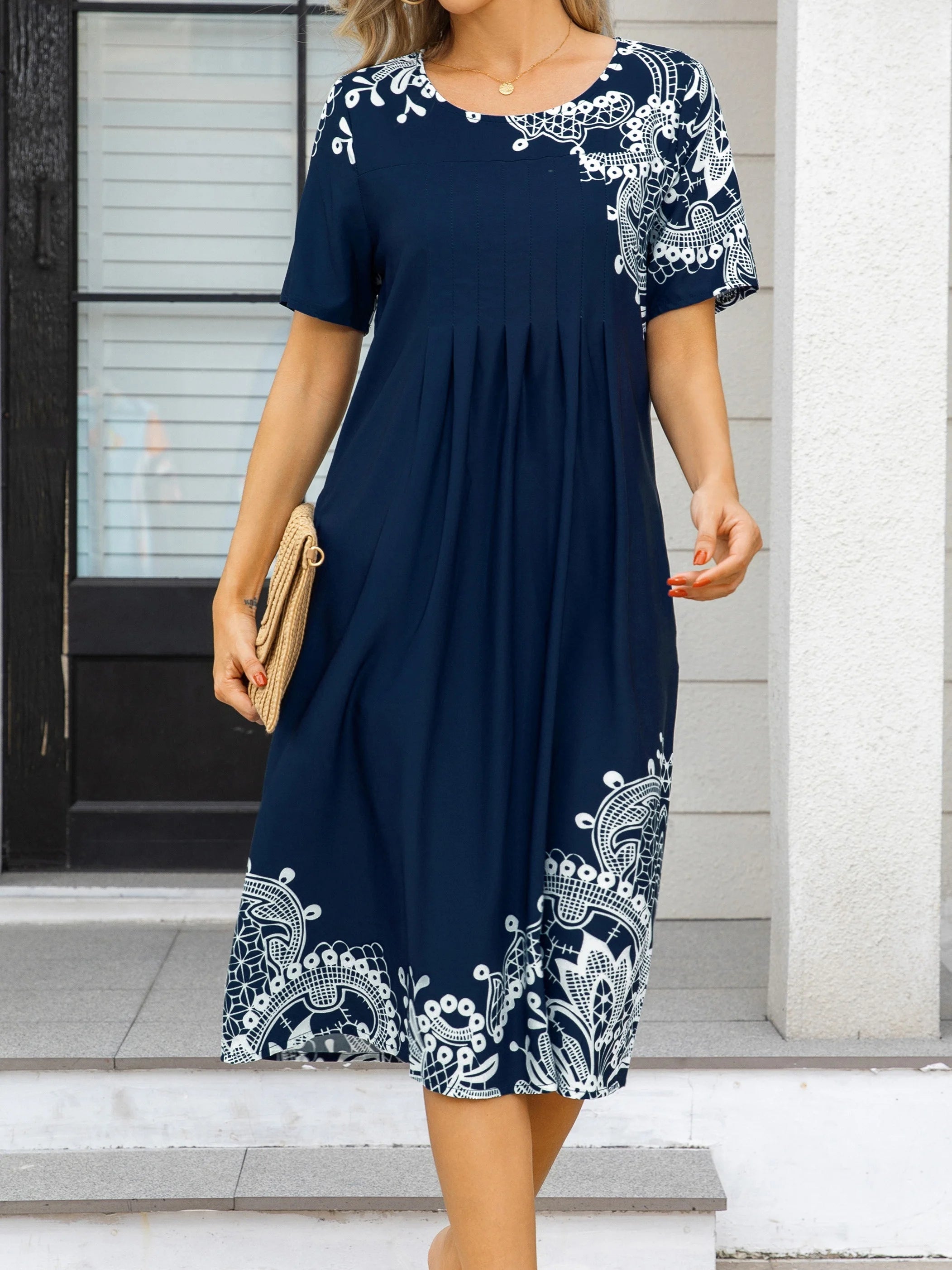 Robe Grande Taille Élégante Femme Decontractee | MDN Store