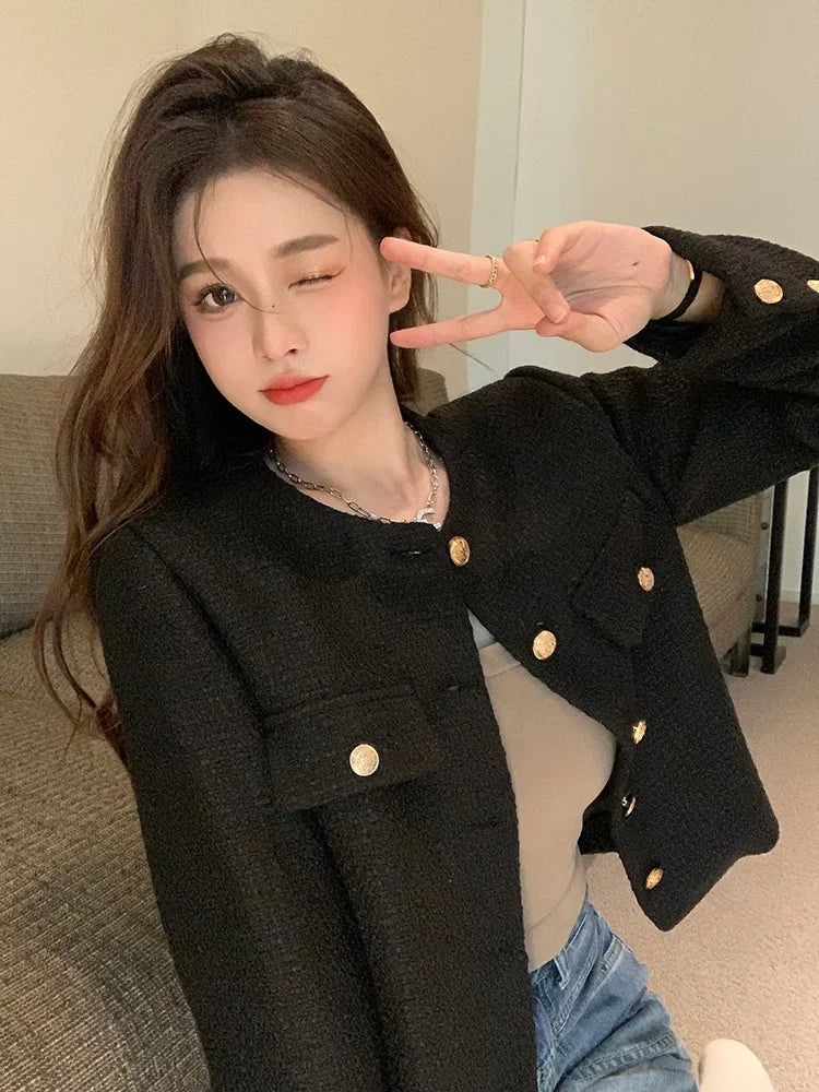 Veste Tweed Courte Élégante | MDN Store
