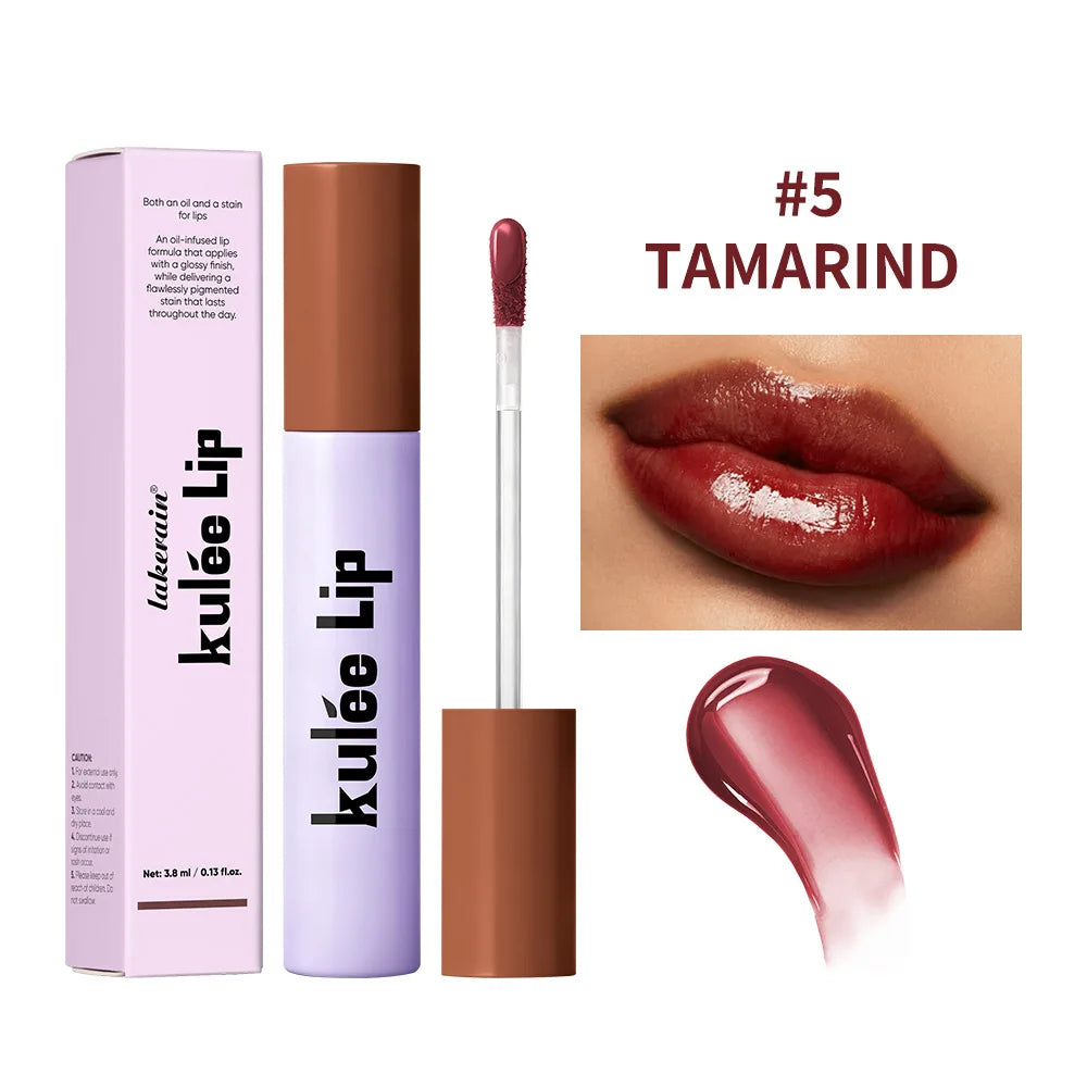 Huile Lèvres Teinture Kulfée 2-en-1 Gloss Hydratation Profonde | MDN Store