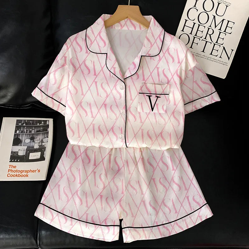 Pyjama Soie Glacée Court Été | MDN Store