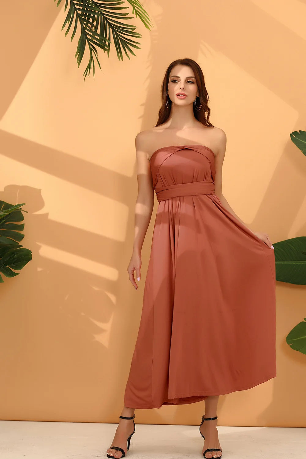 Robe Longue Femme Multiway Convertible Boho Bandage | MDN Store