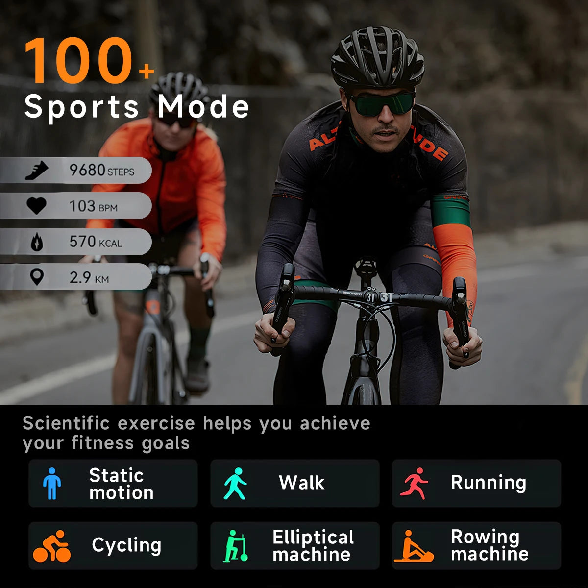 Montre GPS Militaire 1.7" 720mAh Lampe LED IP68 | MDN