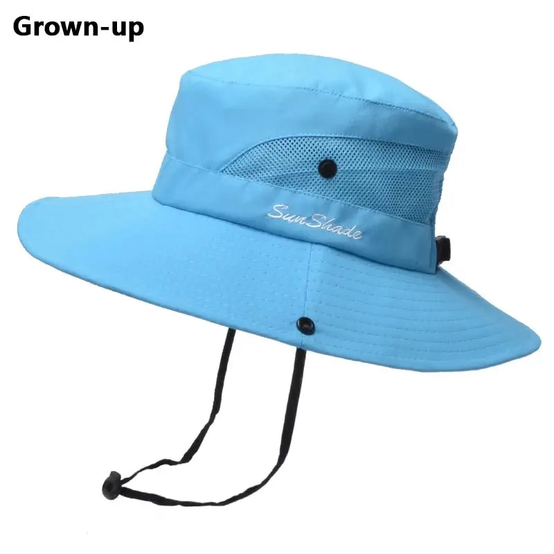 Chapeau Bob Pliable Trou Queue Cheval Bleu | MDN