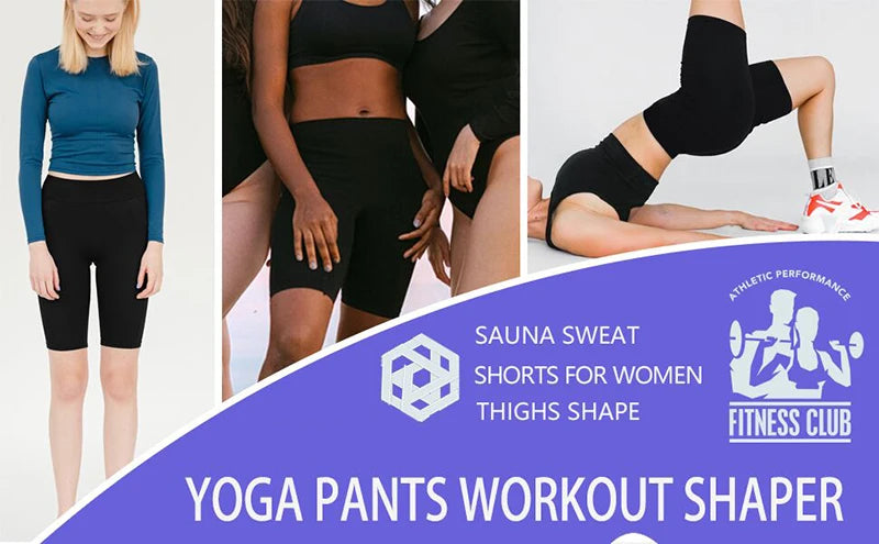 Shorty Gainant Sauna Minceur Femme - Gaine Sculptante Taille Haute Effet Thermique | MDN