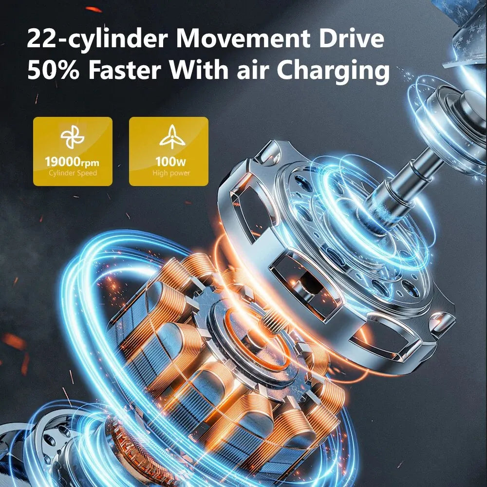 Compresseur Air Portable 12V 150PSI LED | MDN