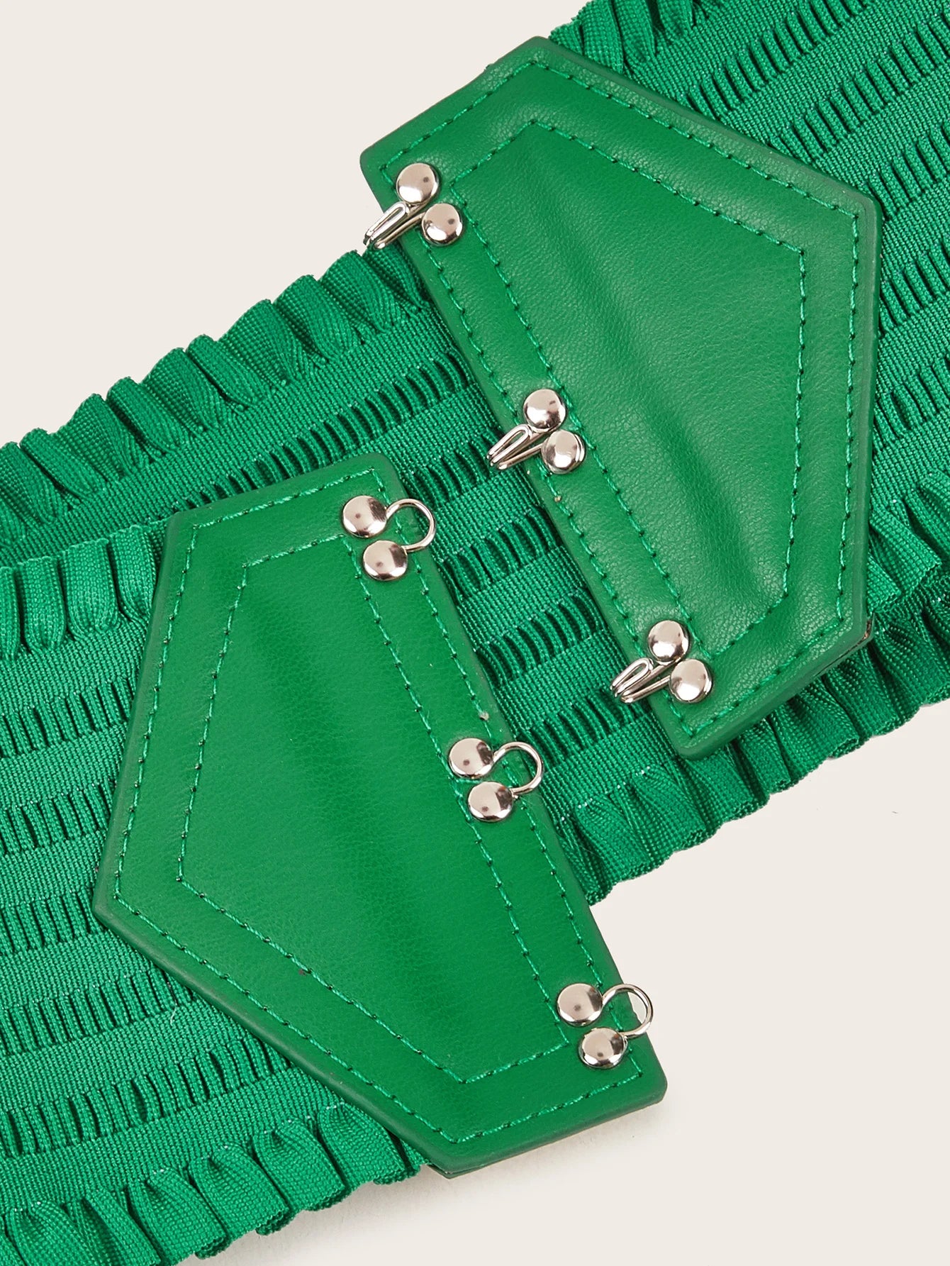 Ceinture Large Élastique Triple Boucle Volants Femme - Ceinture Robe Décorative Ajustable | MDN