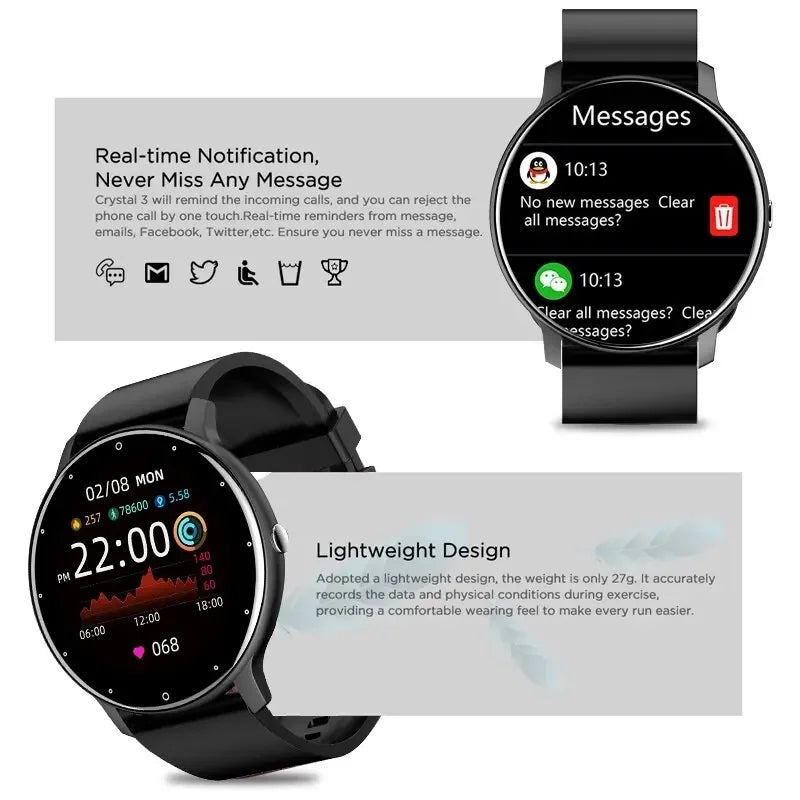 Montre Connectée Sport 1.28" IP67 Fitness Tracker | MDN Store