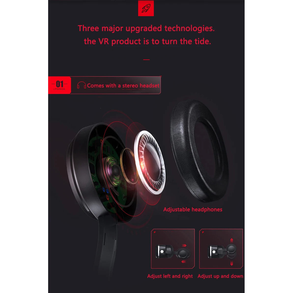 Casque VR Shinecon 10.0 Lunettes 3D Réalité Virtuelle Smartphone | MDN Store