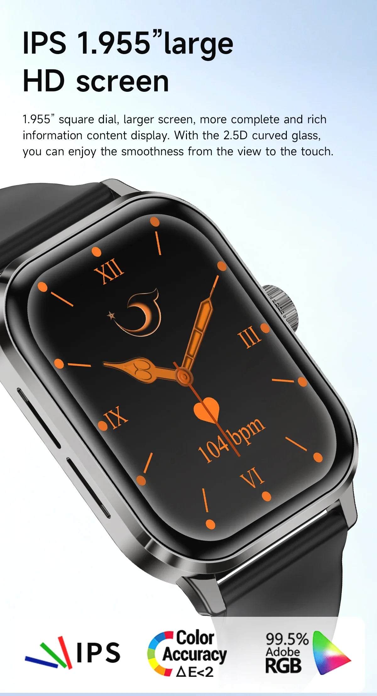 Montre Connectée Ultra-Fine 1.99" Appels Bluetooth GPS | MDN Store