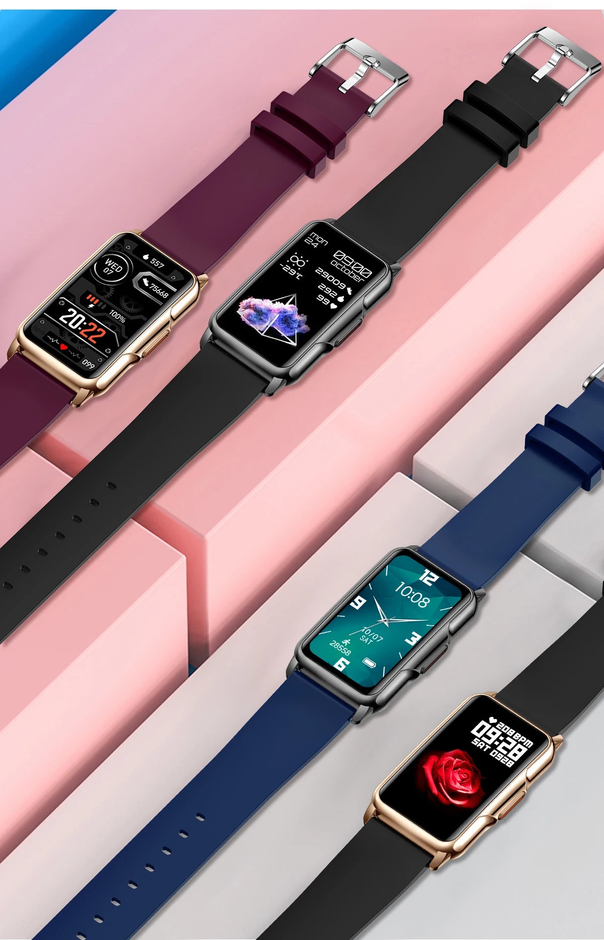 Bracelet Connecté Sport Cardiofréquencemètre SpO2 | MDN Store