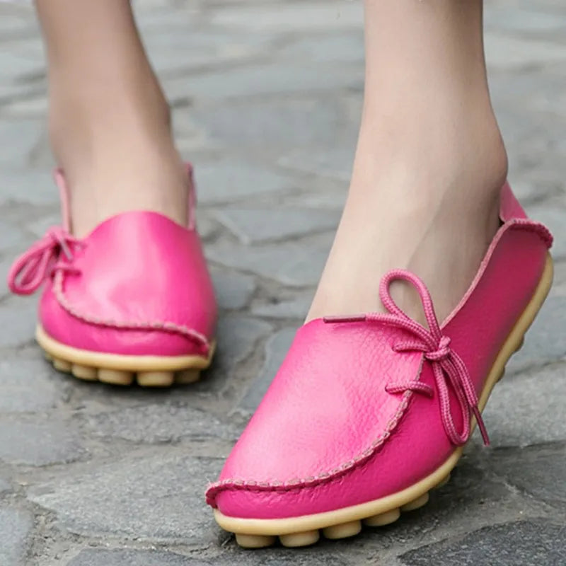 Ballerines Cuir Nœud Papillon Grande Taille | MDN Store
