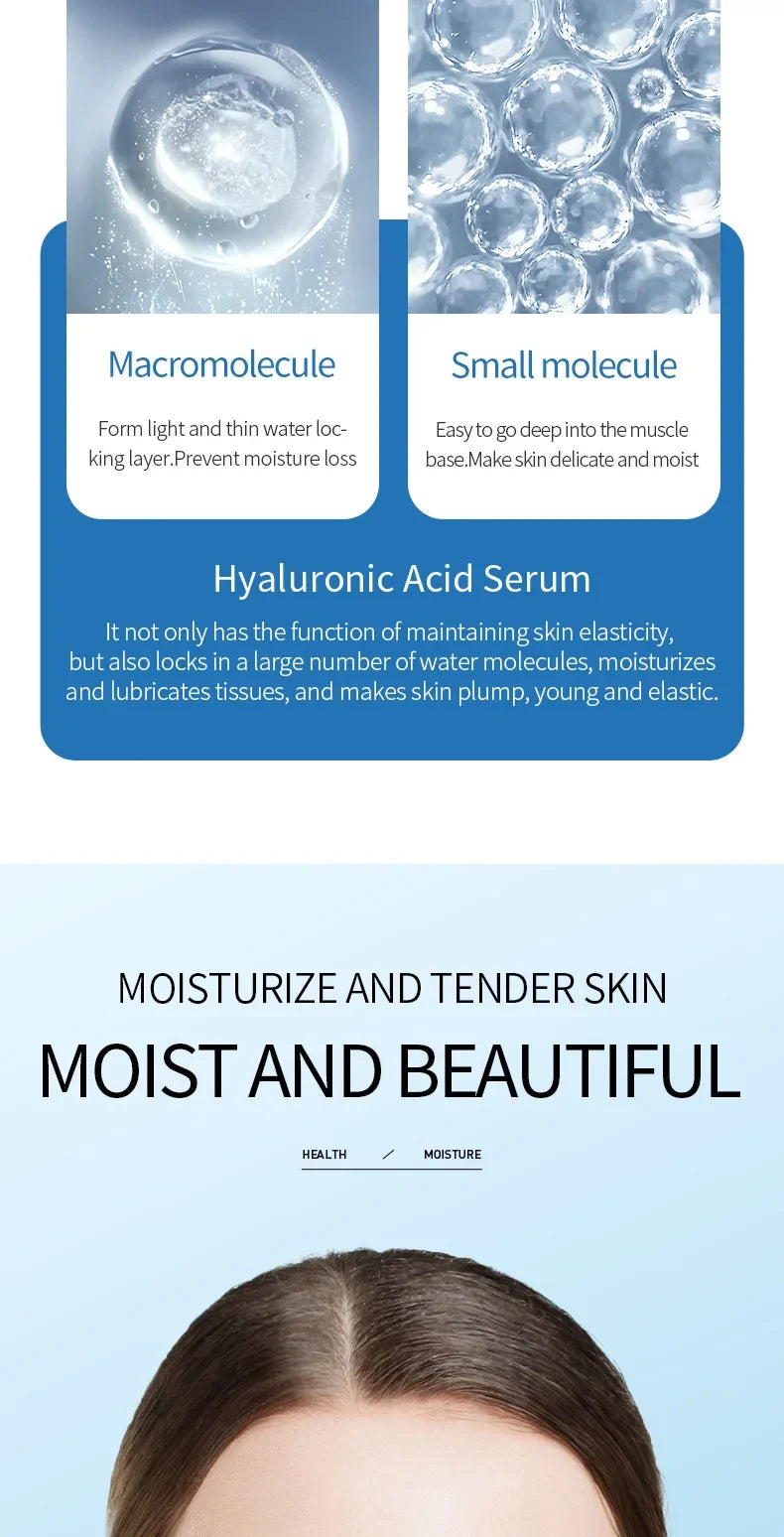 Sérum Visage Acide Hyaluronique Essence Aqua Anti-Rides | MDN