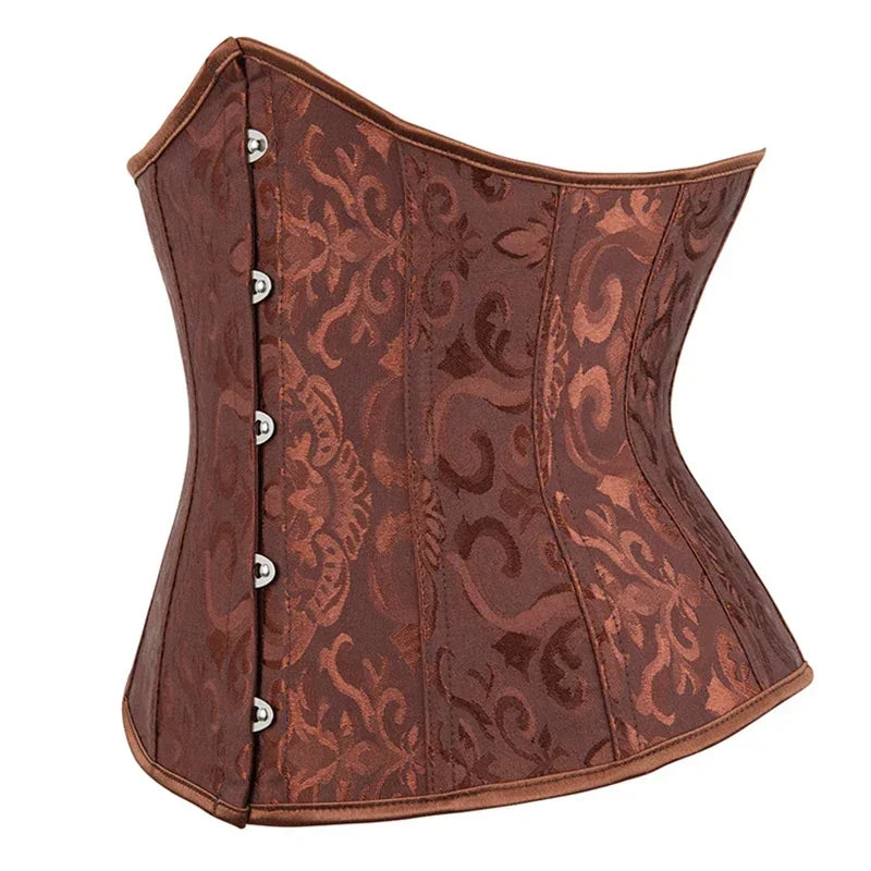 Corset Sous-Poitrine Jacquard Floral | MDN Store