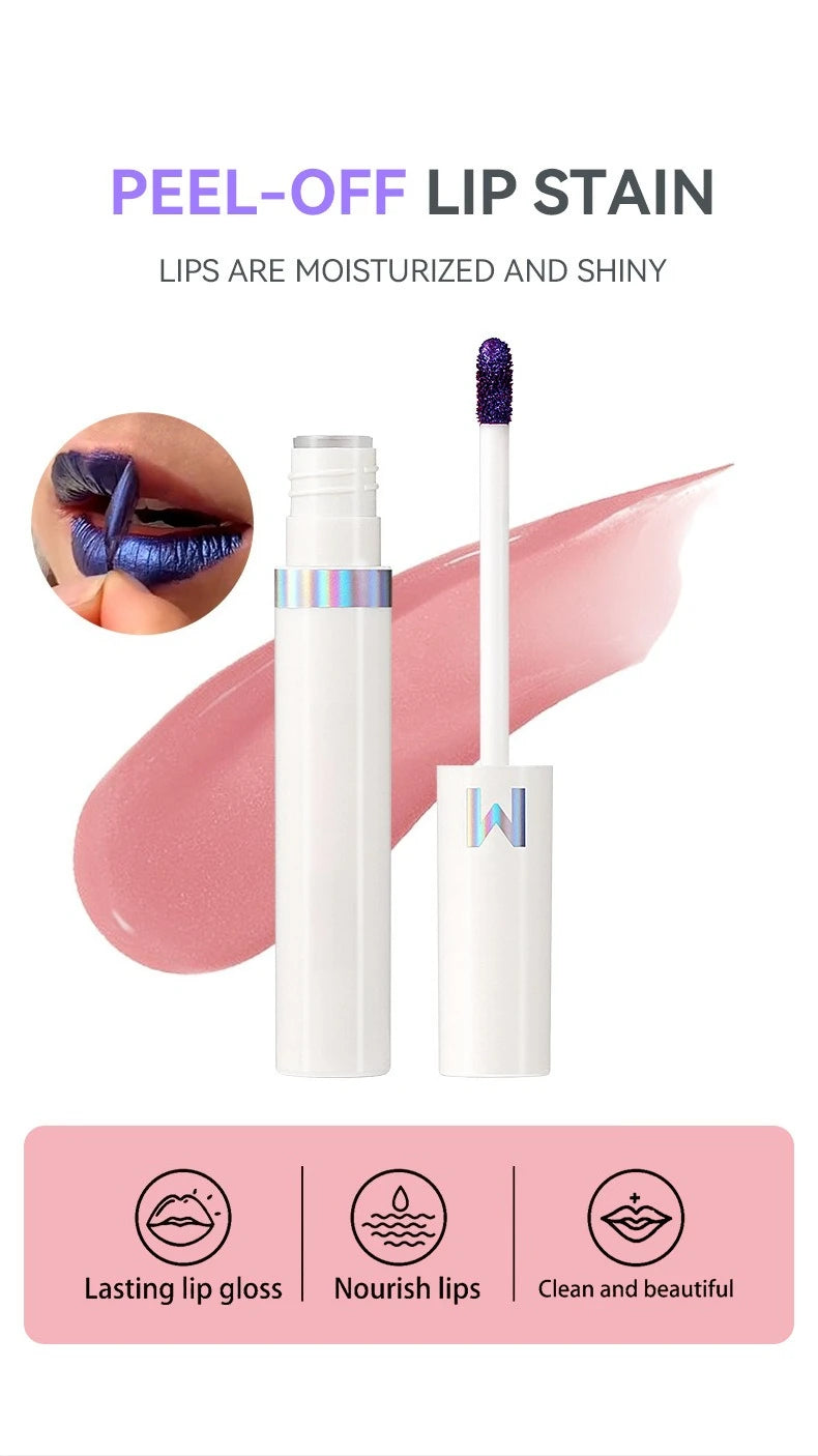 Teinture Lèvres Peel Off Tattoo Coréen Waterproof Longue Tenue Rose Rouge | MDN