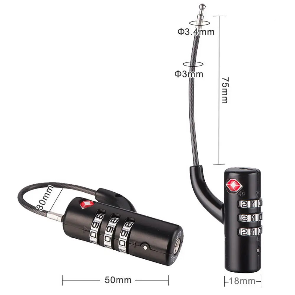 Cadenas TSA Câble Acier Code | MDN Store