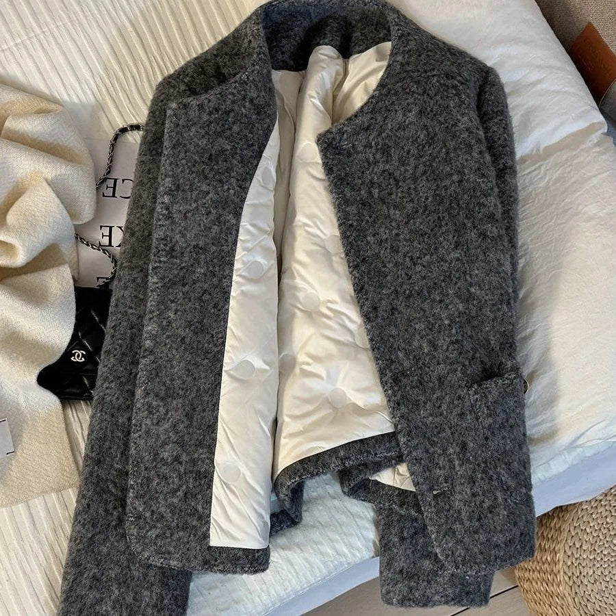 Veste Courte Grise Style Français | MDN Store