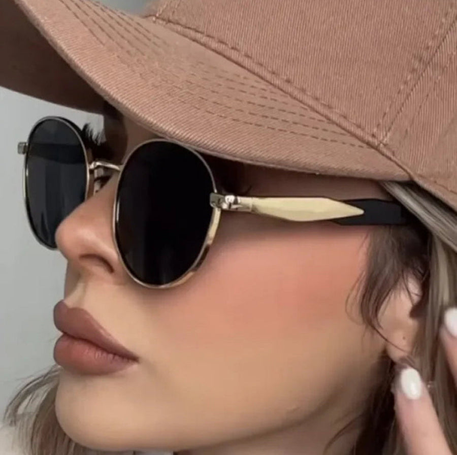 Lunettes Soleil Rondes Métal Vintage | MDN Store