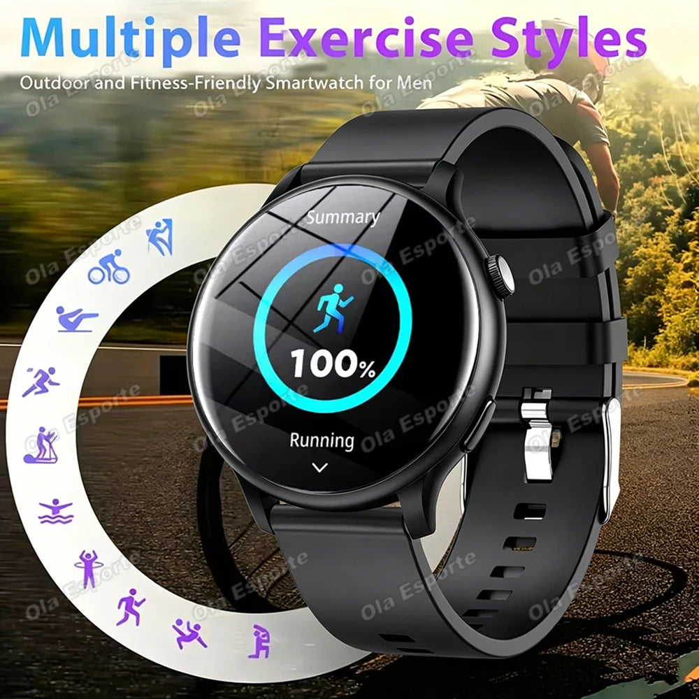 Montre Connectee Sport Assistant Vocal Bluetooth 5.3 Ecran 1.5 Pouce | MDN Store 25