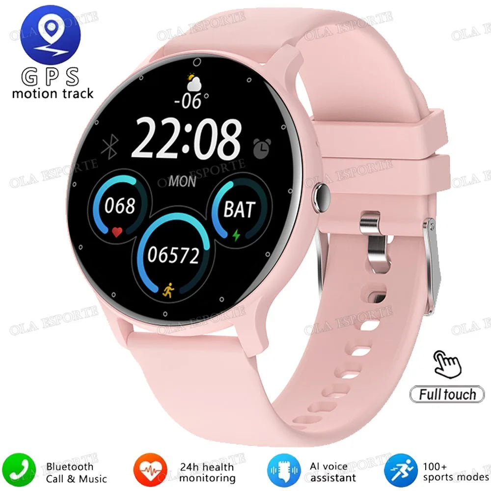 Montre Connectee Femme Sport Fitness Bluetooth IP67 Ecran Tactile | MDN Store 25