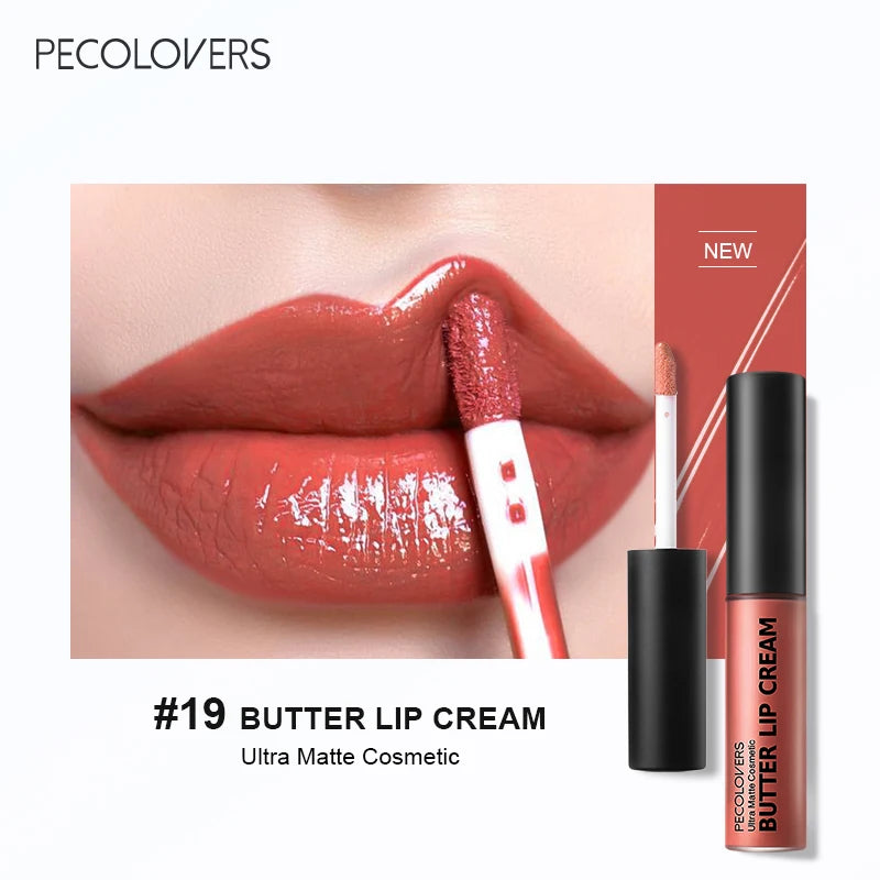 Rouge à Lèvres Liquide Imperméable 21 Couleurs Vitamine E Repulpant | MDN Store