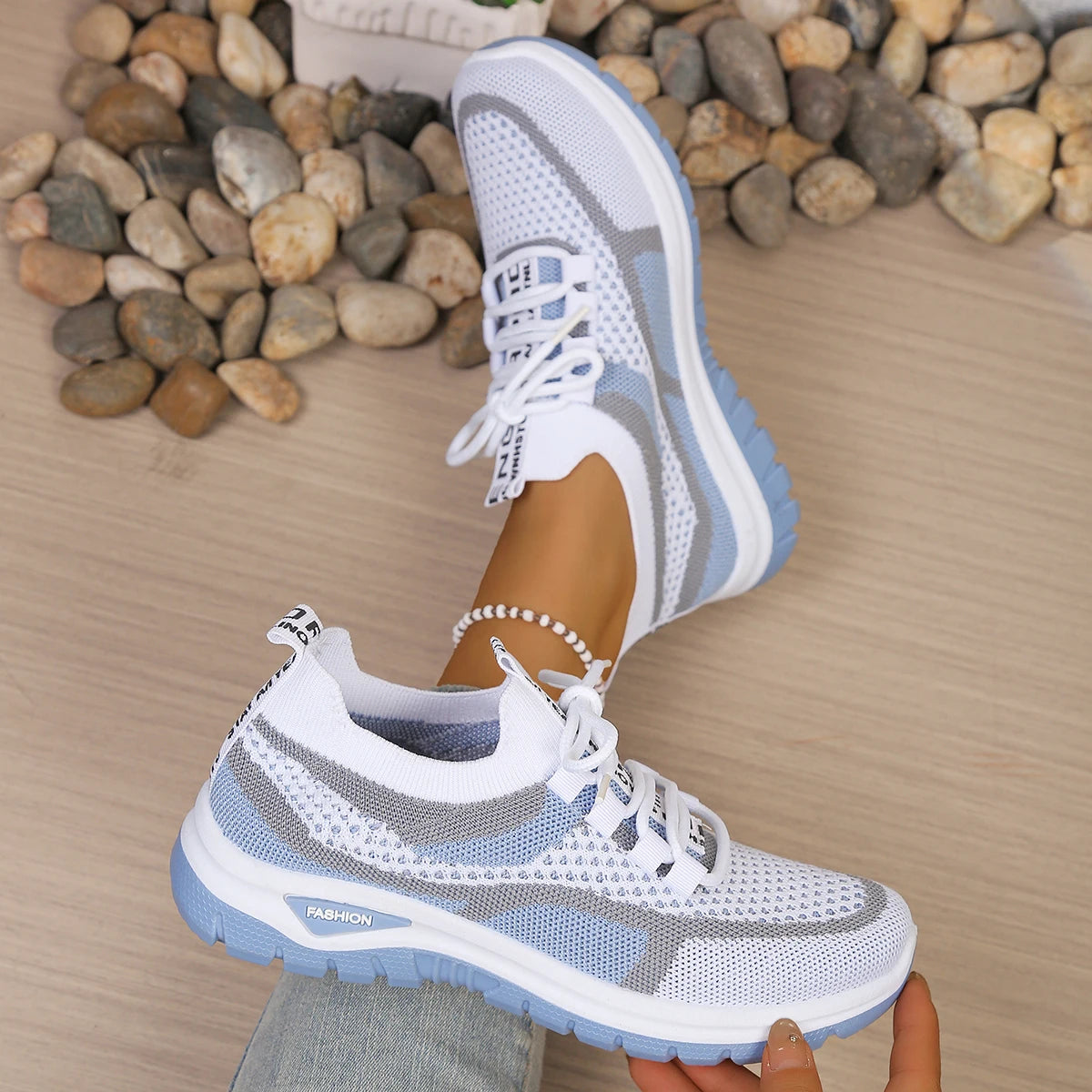 Baskets Bicolores Décontractées Femme Été | MDN Store 25