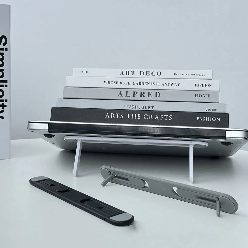 Support Invisible Laptop Rehausseur Pliable Ergonomique | MDN