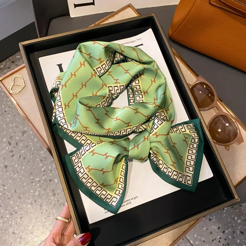 Foulard Soie Long Étroit Femme Cravate | MDN Store