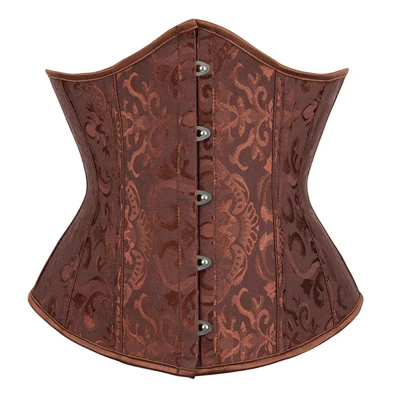 Corset Sous-Poitrine Jacquard Floral | MDN Store