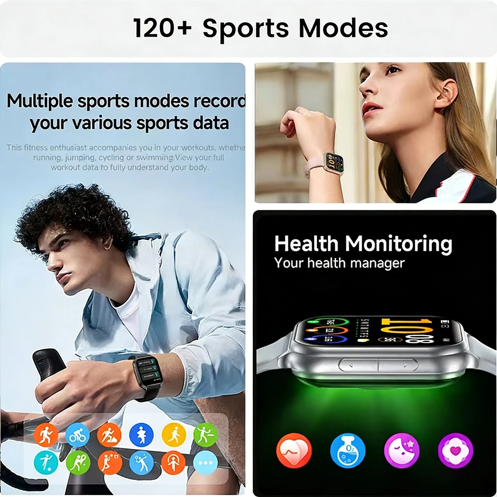 Montre Connectée GPS 1.83" Acier 700mAh IP68 | MDN Store