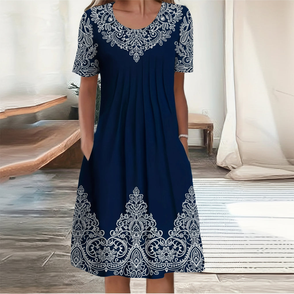 Robe Grande Taille Élégante Femme Decontractee | MDN Store
