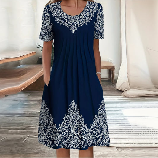 Robe Grande Taille Élégante Femme Décontractée | MDN