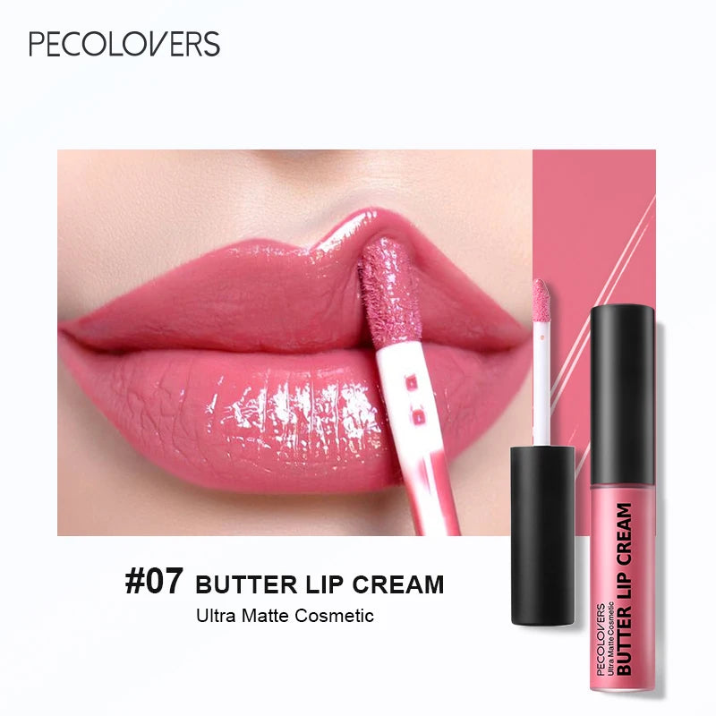 Rouge à Lèvres Liquide Imperméable 21 Couleurs Vitamine E Repulpant | MDN Store