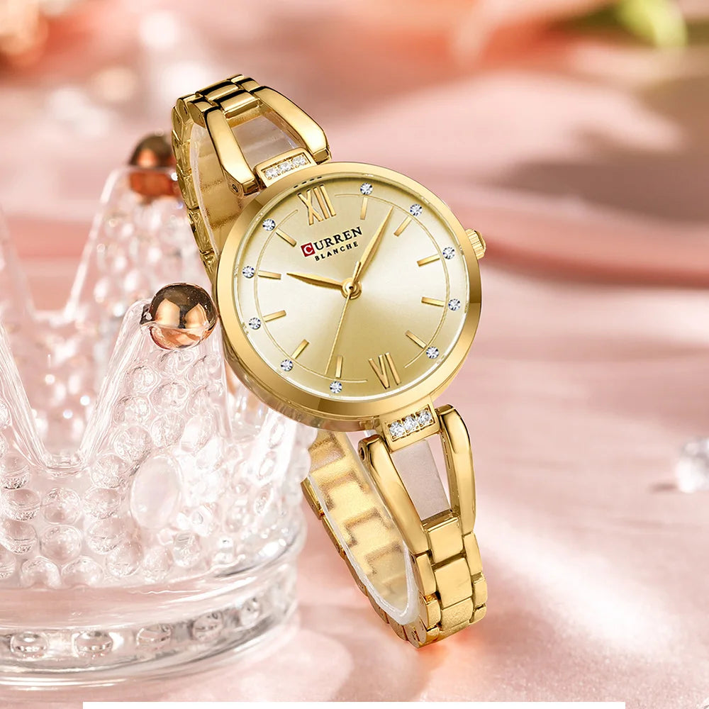 Montre Quartz Femme Acier Inoxydable Elegante Bracelet Fashion | MDN Store 25