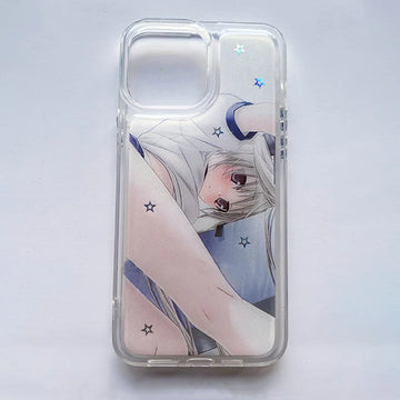 Coque iPhone Anime Femme Style Années 2000 Minimaliste - 16 15 14 13 | MDN Store