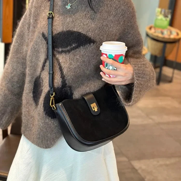 Sac Cabas Cuir Véritable Daim Luxe | MDN Store