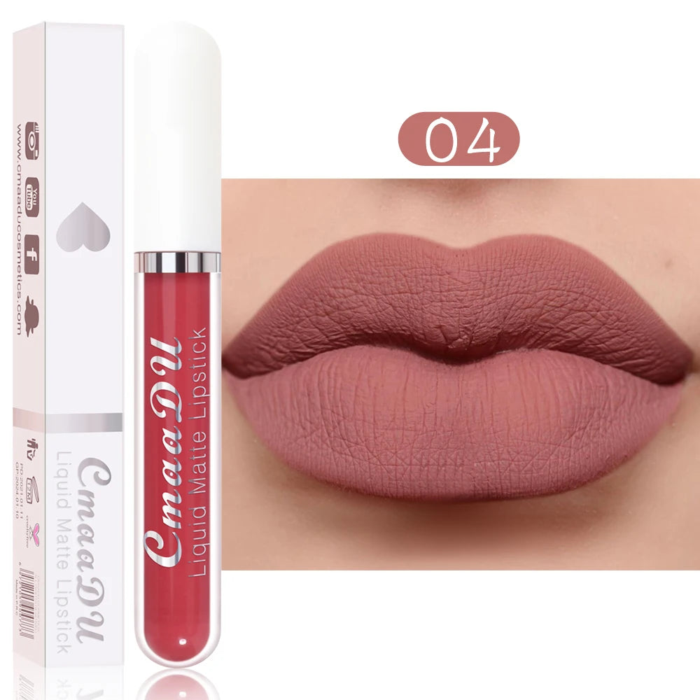 Gloss Lèvres Mat CmaaDu Imperméable Longue Tenue Teinture Rouge | MDN Store