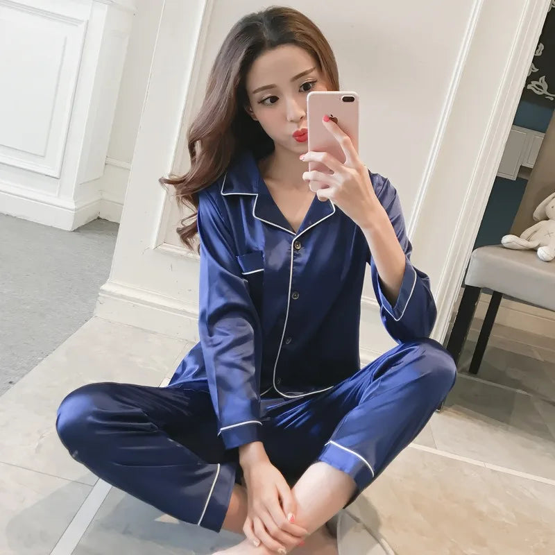 Pyjama Short length Blue taille 4XL femme - MDN Store 25