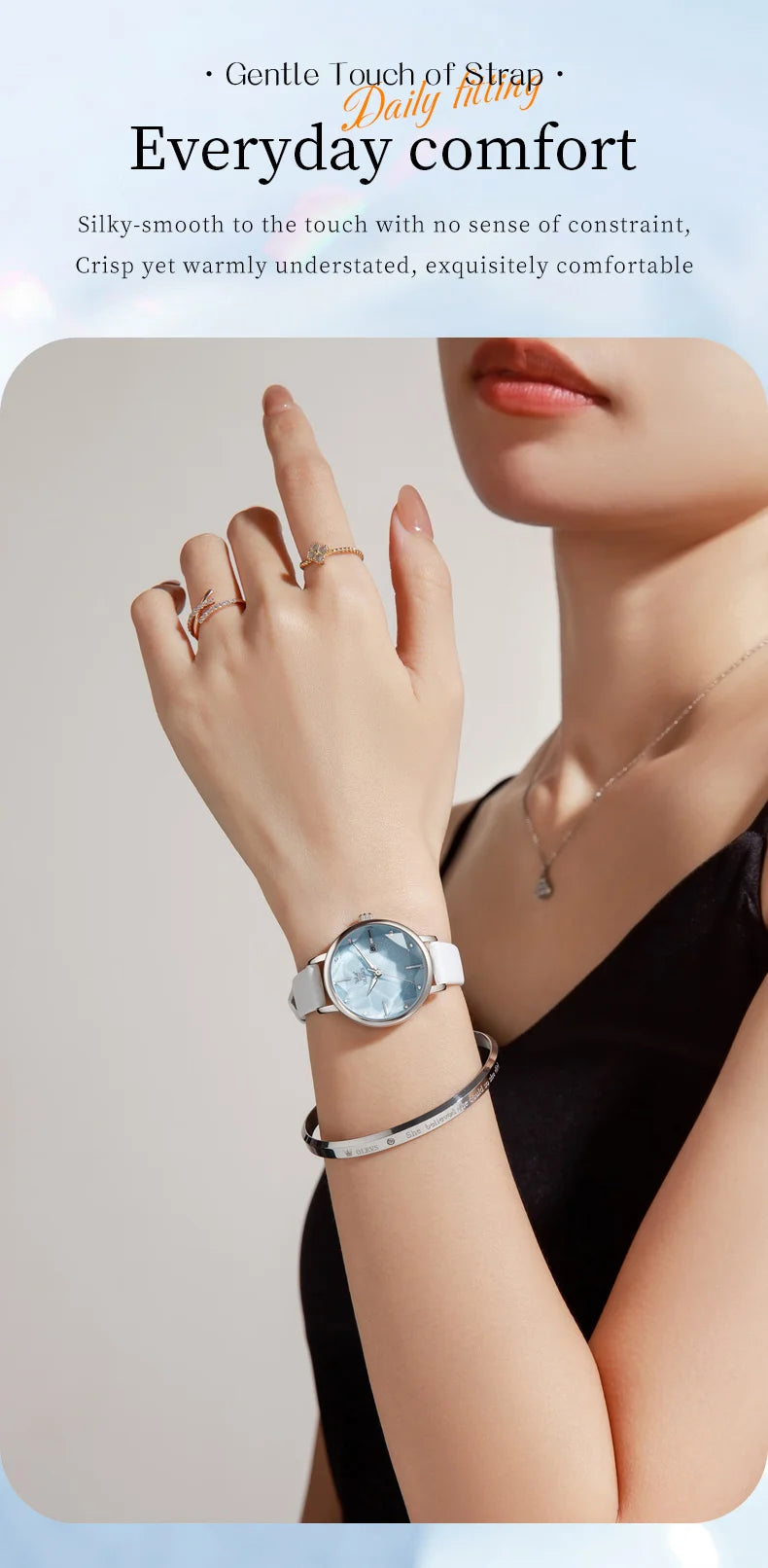 Montre Femme OLEVS Mécanique Automatique Saphir | MDN Store