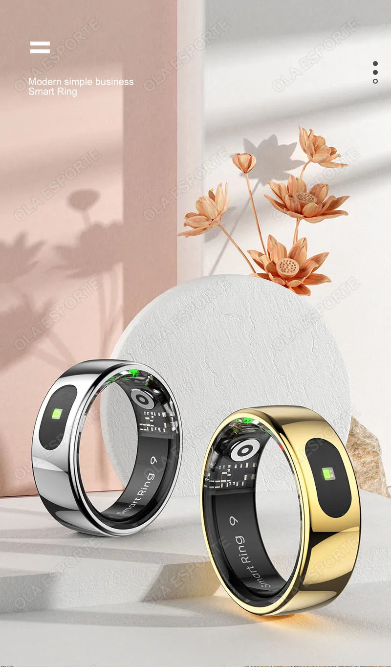 Bague Connectée Smart Ring Santé Température Étanche 5ATM | MDN Store