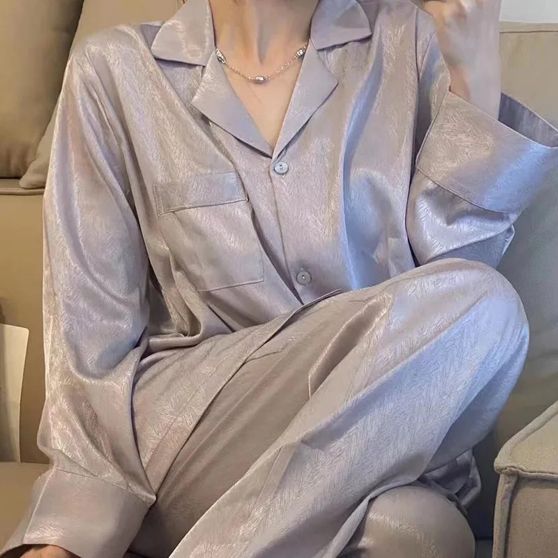 Pyjama Soie Glacée Satin Luxe | MDN Store
