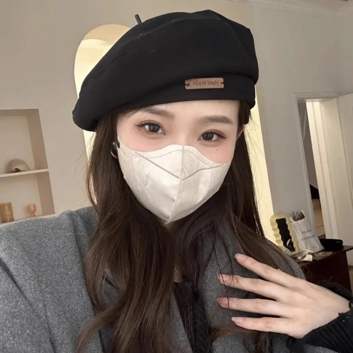 Béret Femme Vintage Laine Feutrée | MDN