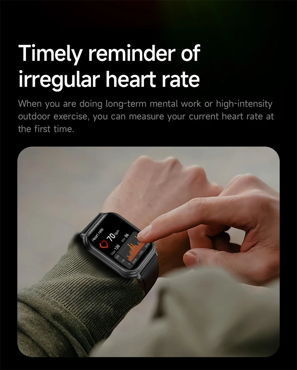 Montre Connectée GPS 1.83" Acier 700mAh IP68 | MDN