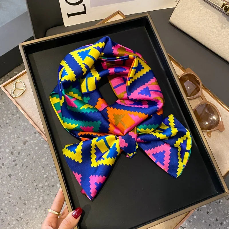Foulard Soie Long Étroit Femme Cravate | MDN Store