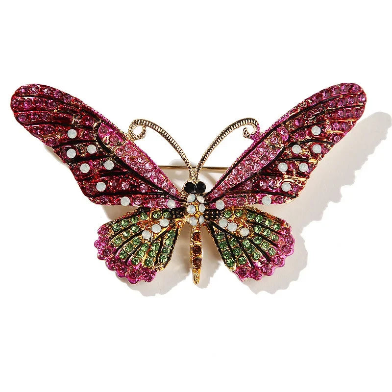 Broche Papillon Baroque Vintage Pin Badge Élégant | MDN