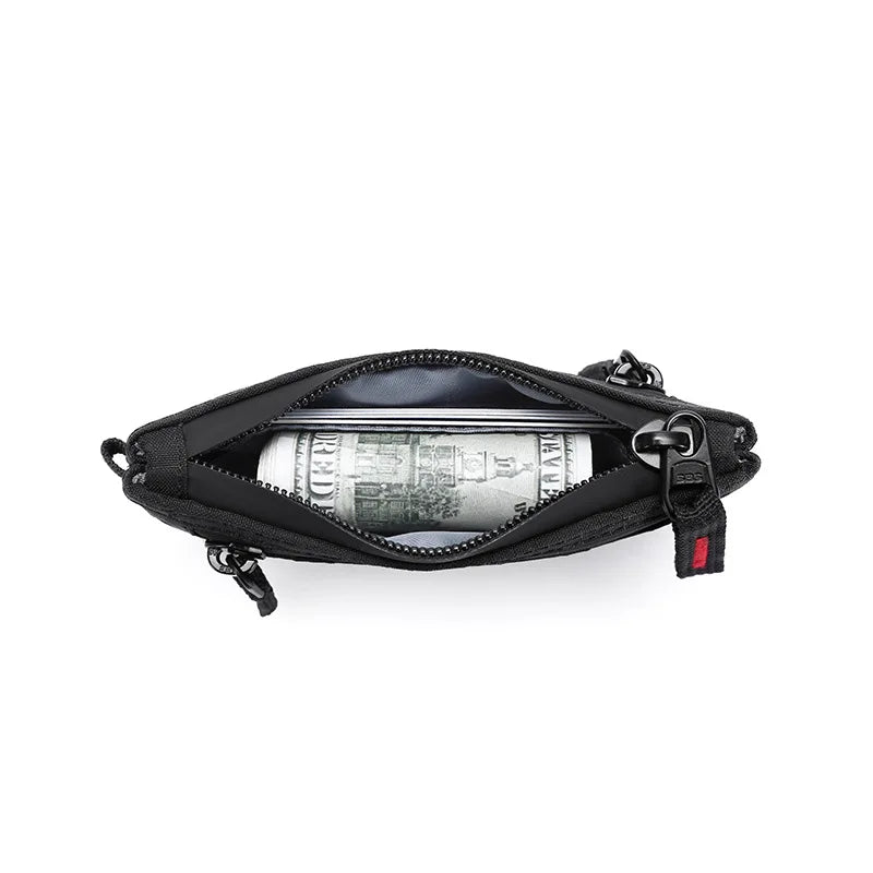 Mini Portefeuille RFID Nylon Mixte - Porte-Monnaie Compact | MDN